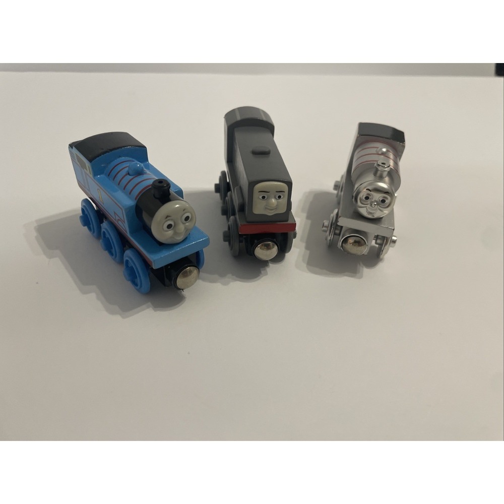 Thomas & Friends Wooden Railway Train Engine Thomas, Dennis, 60-year-Percy lot.